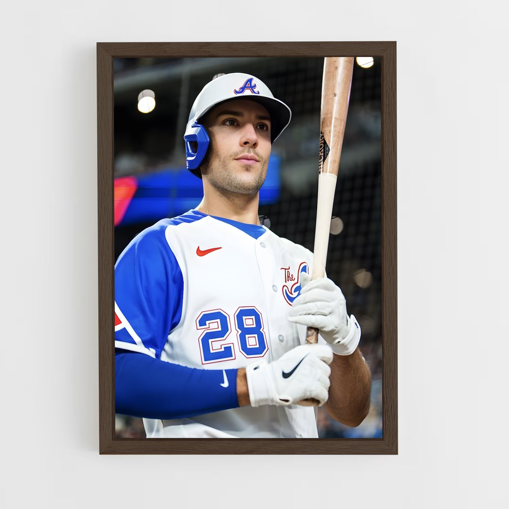 Poster Matt olson batteur – affiche Baseball (vue 5)